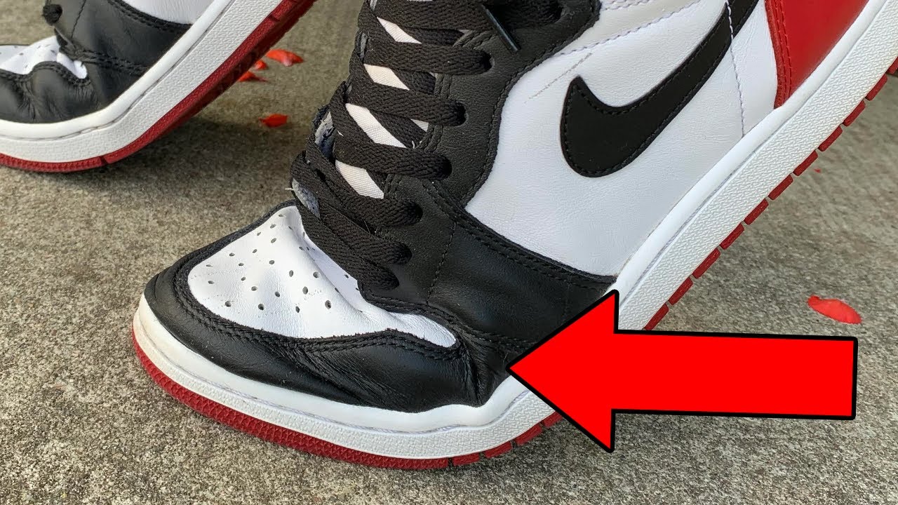 can you crease jordan 1s