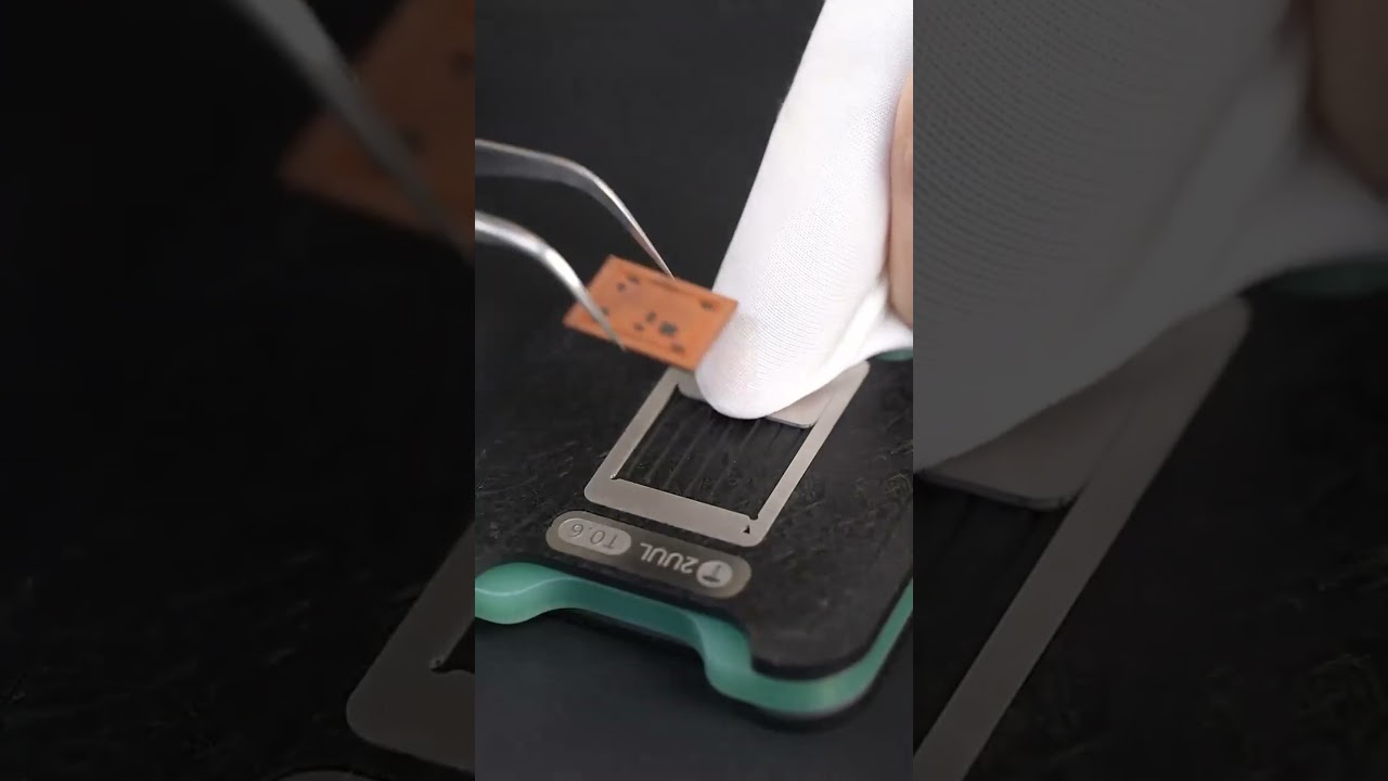 iPhone 15 Pro A17 Pro Chip Reballing and Rework. 