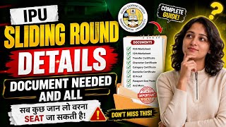 IPU Sliding Round 2026 Explained! Documents, Fees & Biggest Mistakes to Avoid 😱