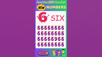 Find the ODD one out Easy 03 | NUMBERS | 123 #findtheoddoneout #numbers https://youtu.be/PfpfaNF2l4U