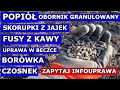 Popi w ogrodzie fusy z kawy skorupki z jajek jak wykorzysta obornik granulowany borwka  qa