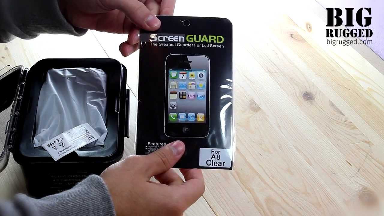 Land Rover A8 waterproof smartphone unboxing 2015