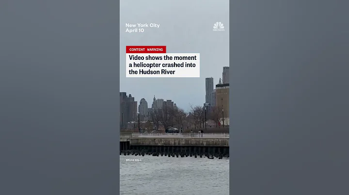 Video shows the moment a helicopter crashed into the Hudson River
