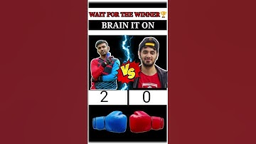 #technogamerz​ vs #smartypie​ in brain it on😆 @TechnoGamerzOfficial​ @YesSmartyPie​ @TotalGaming093​