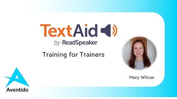 TextAid Train the Trainer Video 2021