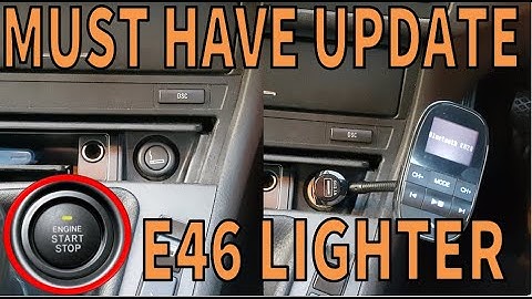 MUST HAVE E46 FIX - Cigarette Lighter with Ignition - BMW E46