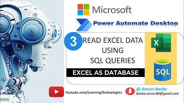 Power Automate Desktop #203 || How to Read Excel Data Using SQL Queries (Excel as database)