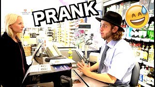 JEG ARBEJDER I ET SUPERMARKED PRANK!