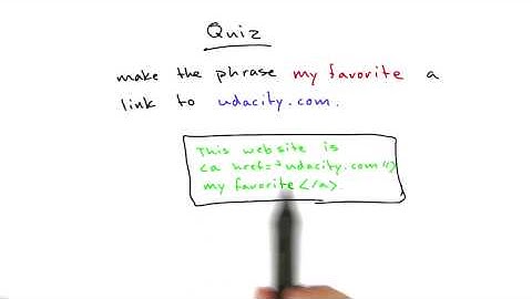 Making Links Solution - Web Development