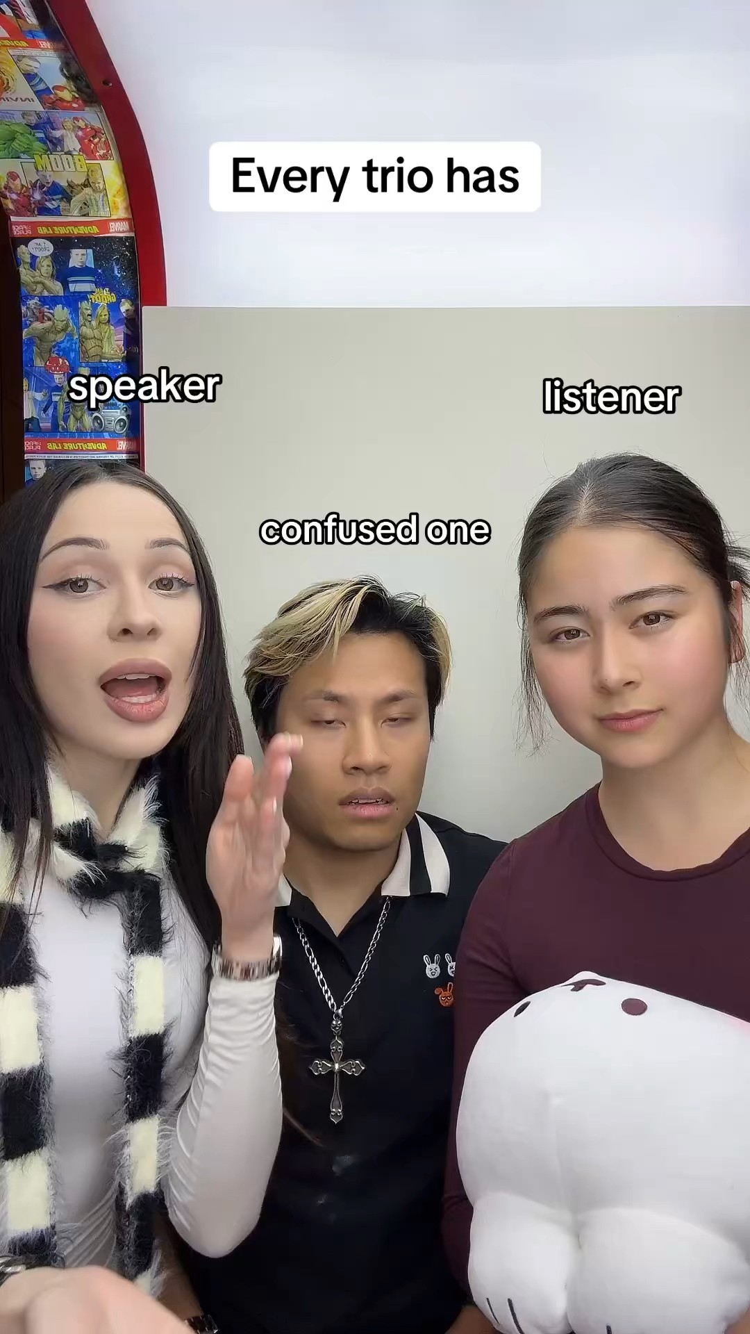 Every trio has ? @SofiManassyan @Infamous_wu13 #tiktok #elsarca