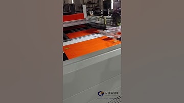 Automatic case making machine with robotvisual positioning#hardcase #cover#visual#automation#pack