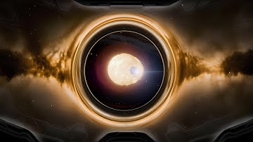 Falling Into a Wormhole (Simulation)