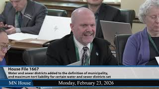 House Elections Finance and Government Operations Committee 2/23/26