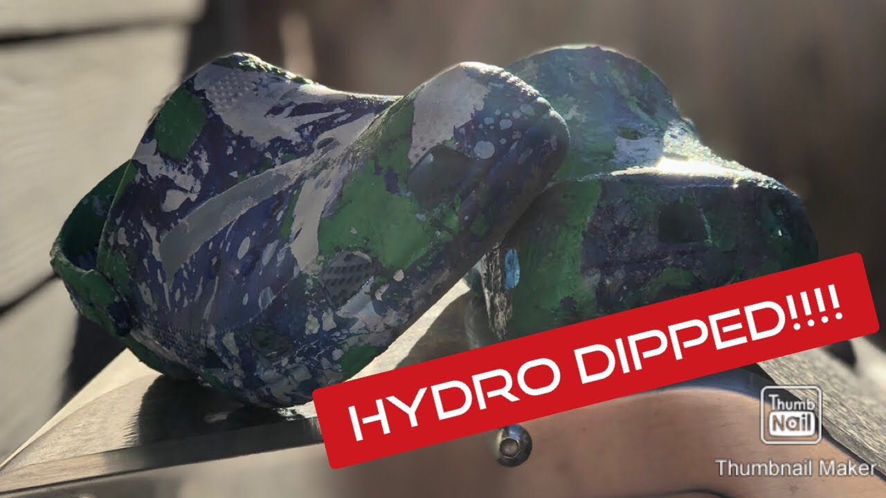 Hydro dipped crocs!! YouTube