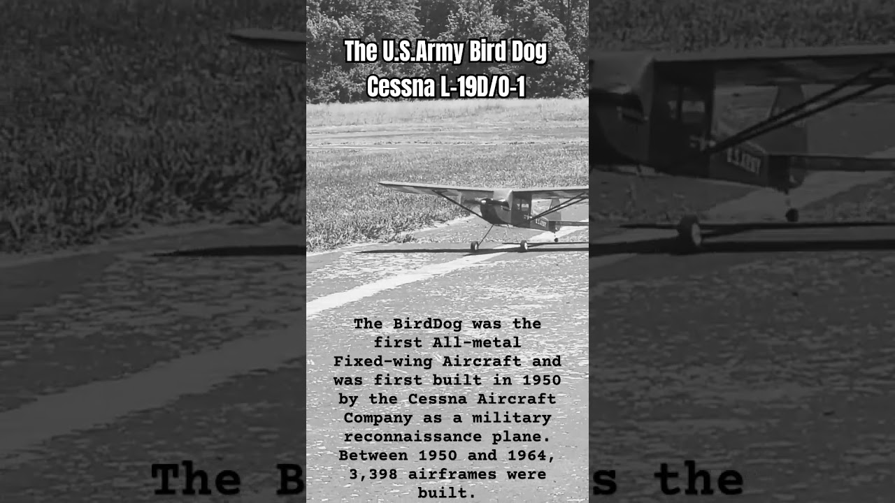Fun Facts on The U.S. Army BirdDog!  