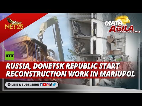 RUSSIA, DONETSK REPUBLIC START RECONSTRUCTION WORK IN MARIUPOL