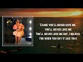 Garden - SZA (Lyrics)