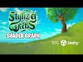 Stylized grass with wind effect shader graph  in unity engine  step by step tutorial