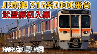 JR東海　315系3000番台 武豊線試運転（初入線）