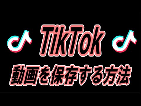 TikTokの動画を保存する【Python】