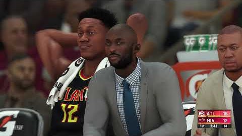 NBA 2K20 Season mode: Atlanta Hawks vs Miami Heat - (Xbox One HD) [1080p60FPS]