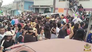 🔥Por las calles de San Pedro La Mesa Ecatepec, con el carnaval 👺👹🎺 Banda El Padrino 💀🥁