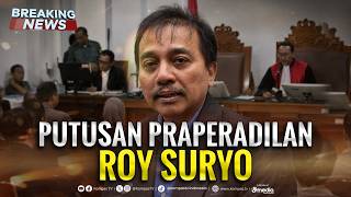 🔴BREAKING NEWS - Sidang Putusan Praperadilan Keempat Roy Suryo di PN Jaksel