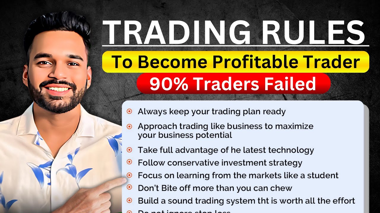 Trading Rules to Become Profitable Trader - YouTube