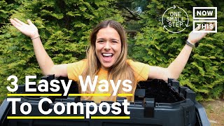 3 Easy Ways to Compost: A Beginner