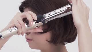 Tescom Negative Ion 2 Way Steam Hair Iron NTIR 2632 - Short Hair Tutorial