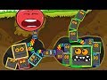 9999 КРАСНЫХ ШАРИКОВ в BAD PIGGIES - в игре Красный Шар и его Машинка Строим с Спуди - Red Ball 4