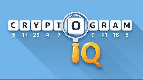 Cryptogram IQ: Word Master! (by Megarama Games) IOS Gameplay Video (HD)