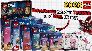 Brickheadz Werden Teurer Und Vieles Enttäuschendes Von Disneylego 2026 Januar News