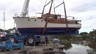 Launching Kingfisher, An Immaculate 1935 Silvers John Bain 42Ft Silver Leaf Twin Screw Motor Yacht