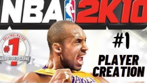 NBA2K10 Career Mode - Player Creation