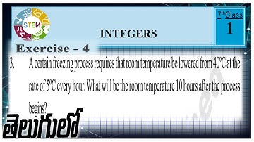 A certain freezing process requires that room temperature be lowered from 40ºC at the rate of 5ºC