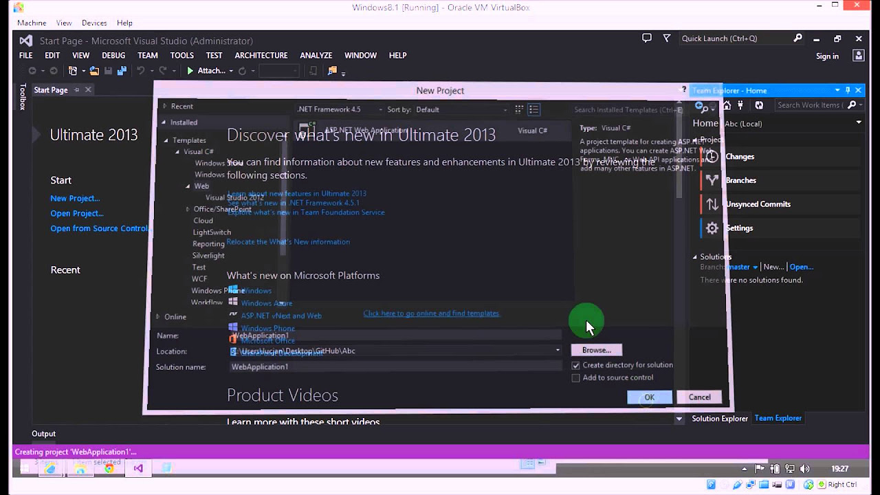 visual studio 2015 วิธีใช้  2022 New  Using GitHub with Visual Studio 2012 / 2013 / 2015
