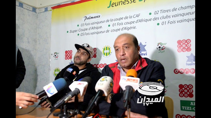الندوة الصحفية التي نشطها الحيدوسي مدرب شبيبة القبائل بعد الفوز على شباب بلوزداد JSK