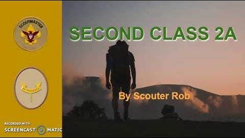BSA SECOND CLASS RANK REQUIREMENT 2A