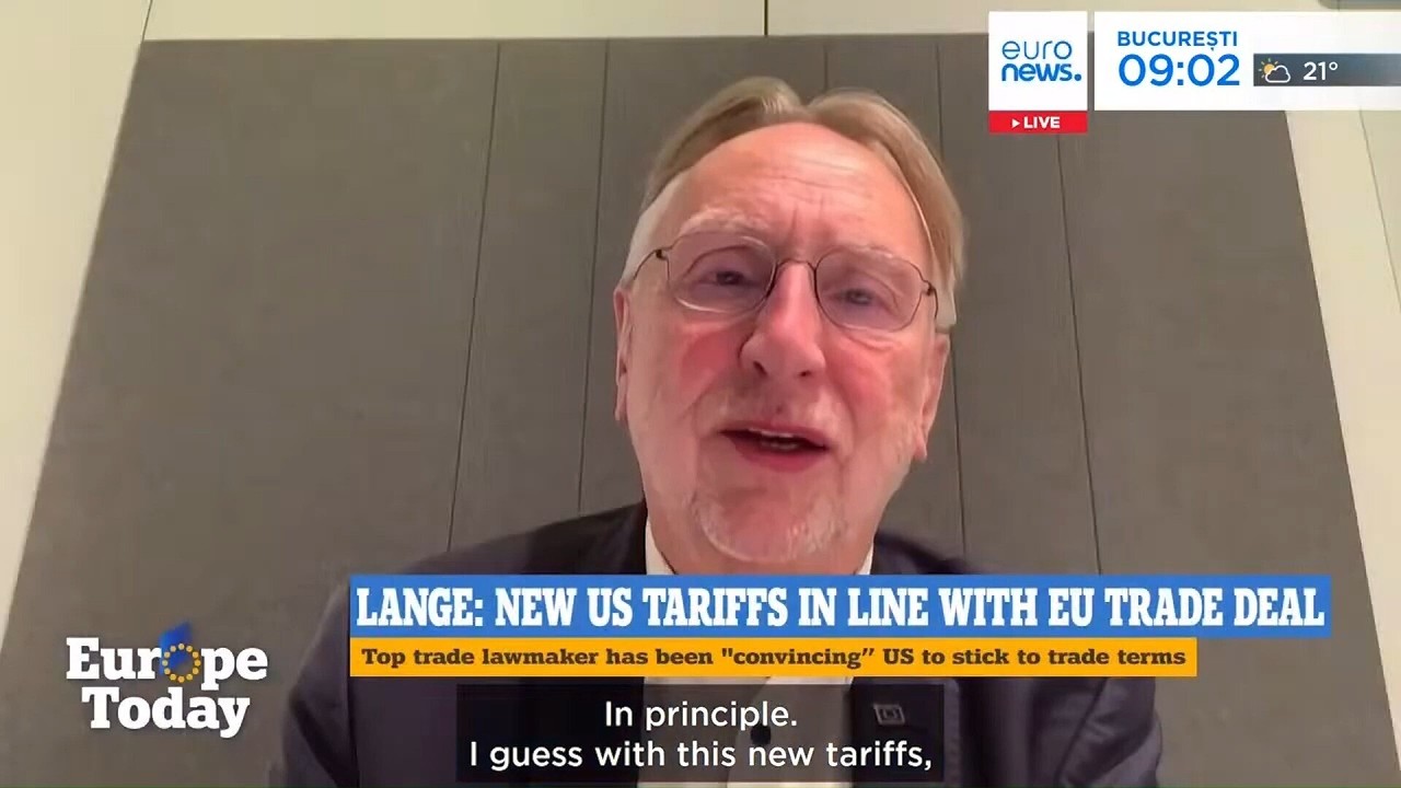 "That's crazy", MEP Lange says on Trump's reason to impose new tariffs