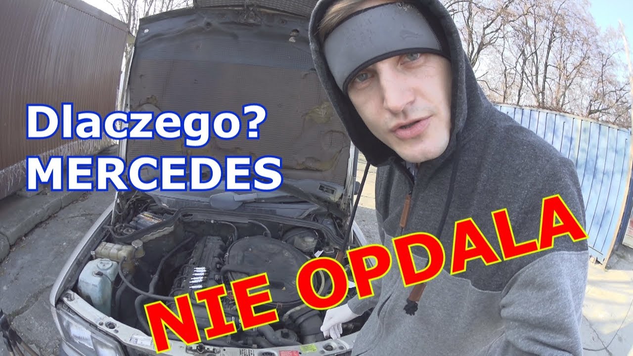 Mercedes nie odpala. dlaczego? w201190e2.6kat YouTube