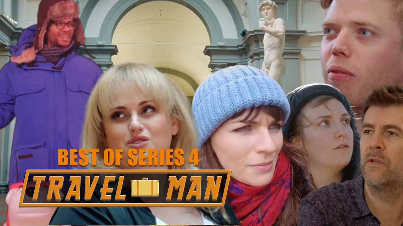 Rebel Wilson, Rob Beckett, Aisling Bea, Lena Dunham y Rhod Gilbert |  Lo mejor de Travel Man Serie 4