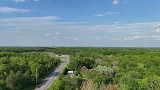 Flying DJI Flip Drone East Over SR 611 Lorain County Ohio 5-17-2026 