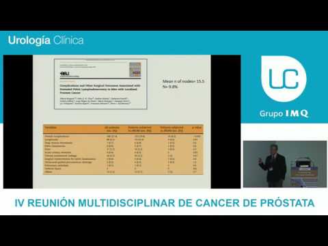 Dr. Carlos Llorente - Pacientes de alto riesgo tratados con prostatectomia radical y linfadenectomia