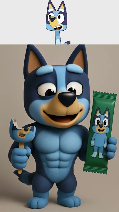 Bluey Zombie Sprunki OC Action Eating Ice-Cream Challenge Meme! #short #viral #reel #trending #toon