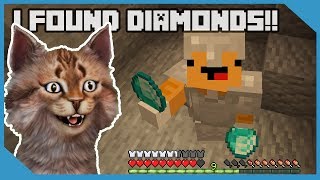 Digging Straight Down to Diamonds in Minecraft