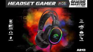 HEADSET GAMER BARATO!!!! AR43 USB