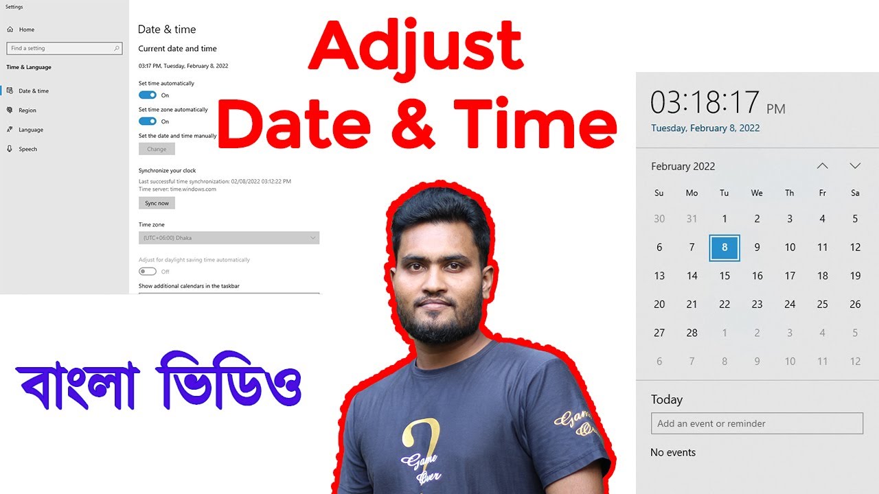 How To Change Time And Date In Windows 10 PC Or Computer Or Laptop How To Change Time And Date In Windows 10 PC Or Computer Or Laptop