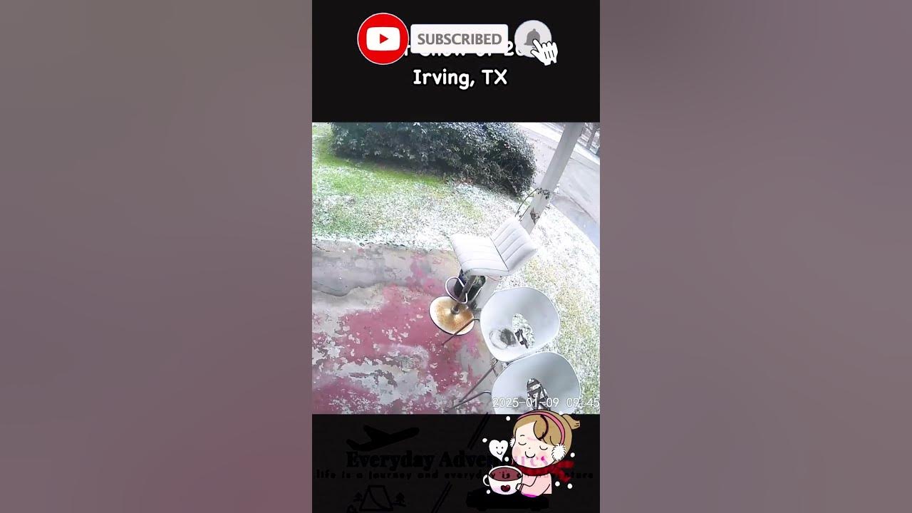 Texas Snow Day Dallaska Dallas Snow Texas Winter 2025 First