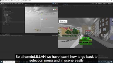 Go back to selection menu from scene unity easy tutorial